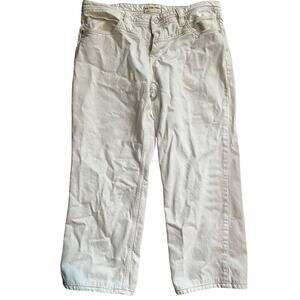 We the free shelby low-rise boyfriend jean daisy white size 32